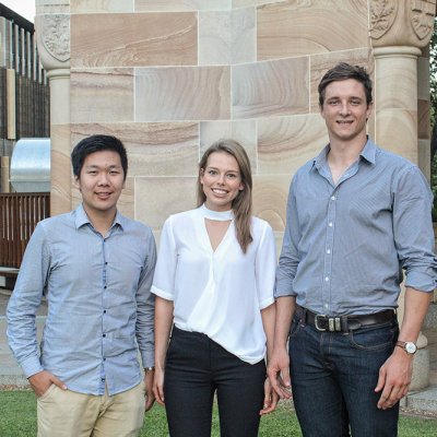 L to R: Liang-Chuan Cheng, Josephine Macmillan, Samuel Reiser